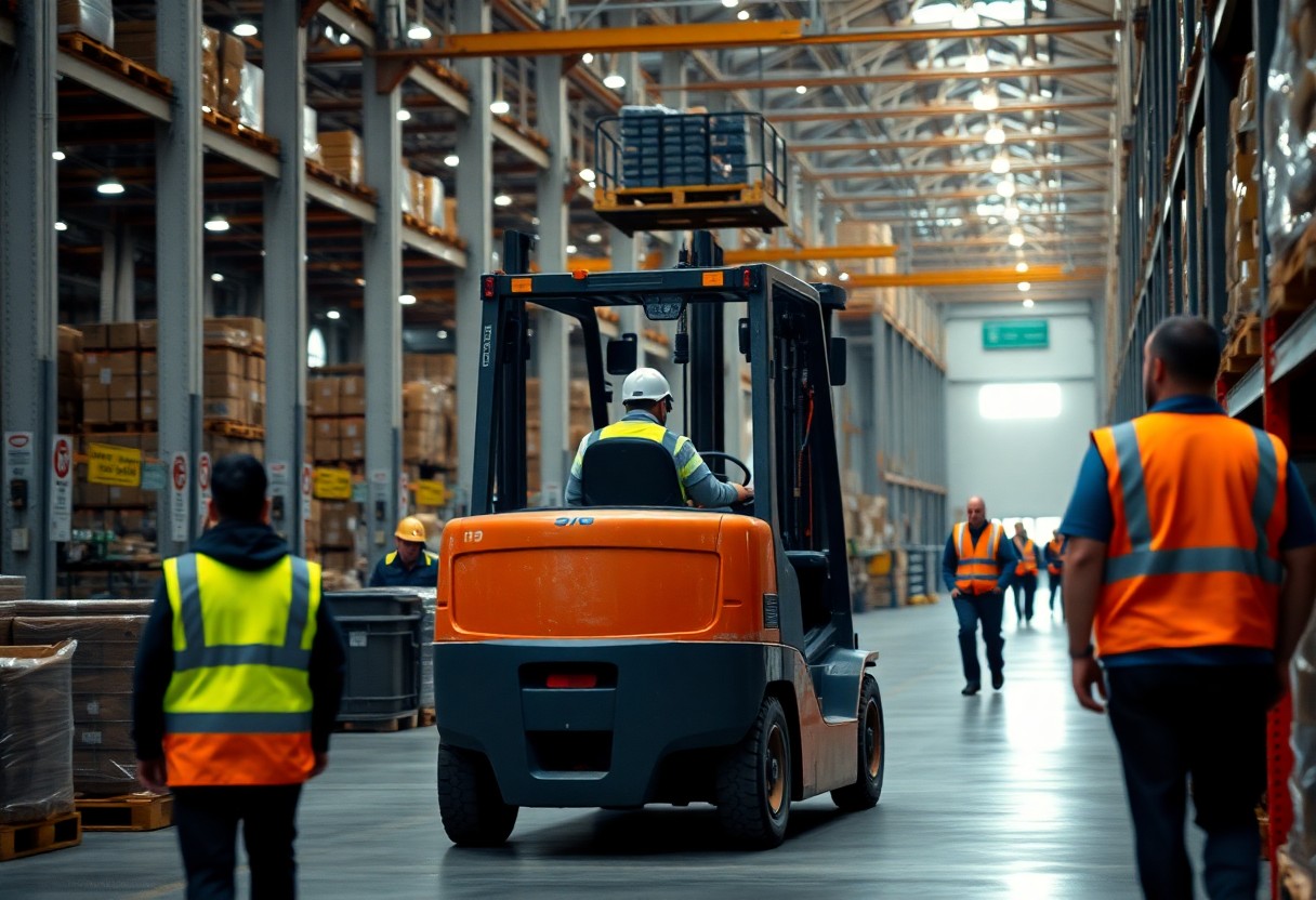 Safety Talk – Forklift Safety – Watch for Pedestrians