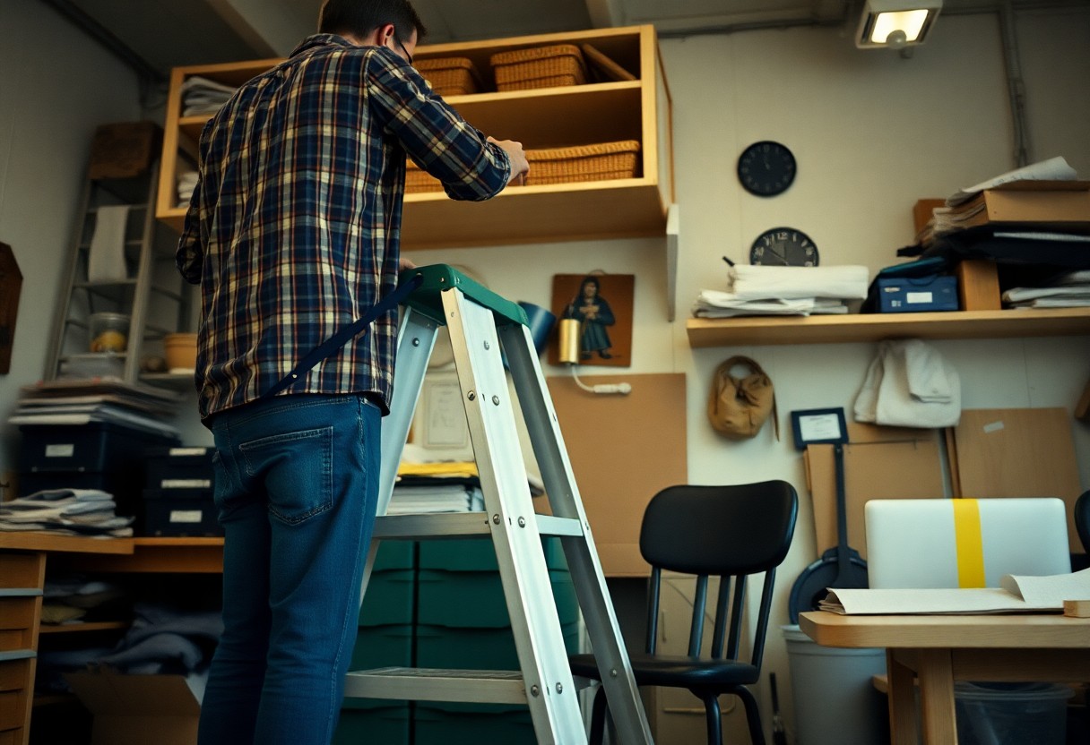 Safety Talk – Don’t Stand on Chairs – Use a Proper Step Stool
