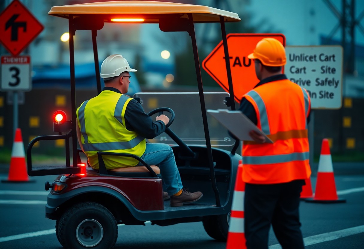 Safety Talk – Utility Cart Safety – Drive Safely On Site